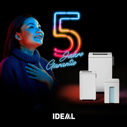 IDEAL 2445 Aktenvernichter - P-4 Partikelschnitt
