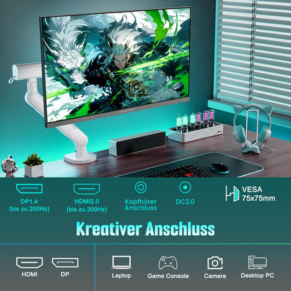 Minifire MFG24F4H Gaming Monitor 24 Zoll Full HD 200 Hz 1 ms FreeSync
