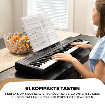 Alesis Melody 61 Digital Keyboard Piano für Einsteiger 61 Tasten