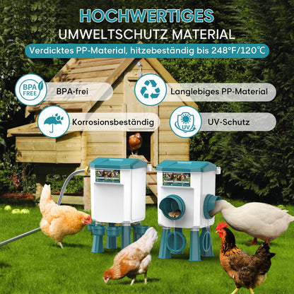 CHAMUTY Automatische Geflügeltränke 7L – Schwimmerventil