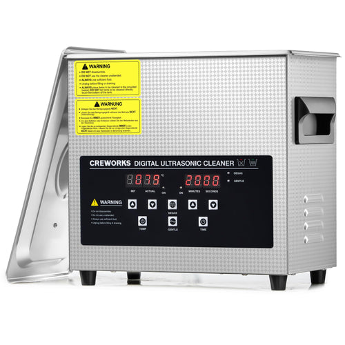 CREWORKS Ultraschallreiniger 3L – Heizung, Timer, Degas-Funktion