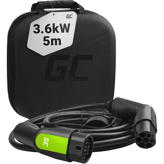 Green Cell Typ 2 Ladekabel 3.6kW - 5 Meter
