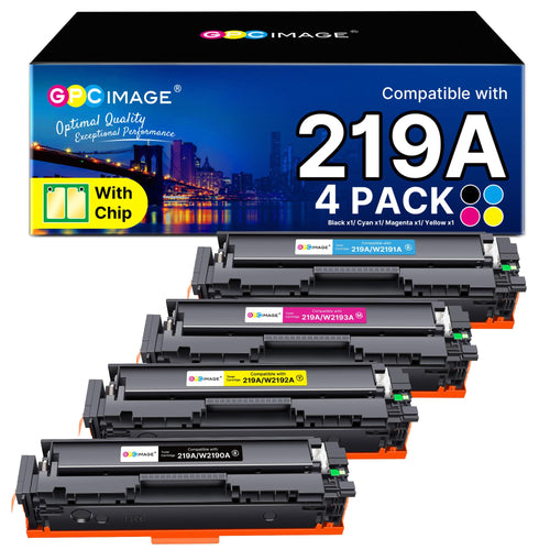 GPC IMAGE 219A Toner Set mit Chip – HP MFP 3302 Serie (4er)