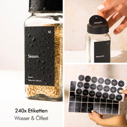 KIVY Gewürzregal Schubladen Organizer – 24 Gläser, verstellbar