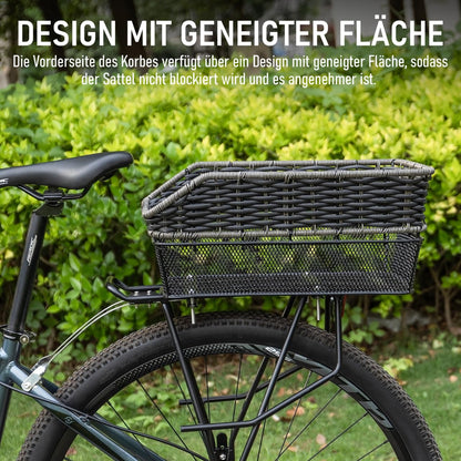 PINNAMAX Velokorb hinten, 25 L, wetterfest, Tragkraft bis 20 kg