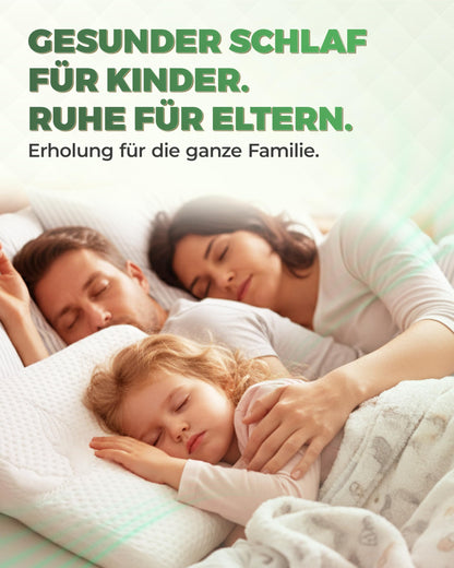 Welldora Kinderkissen Memory Foam 30x50 cm ergonomisch mitwachsend