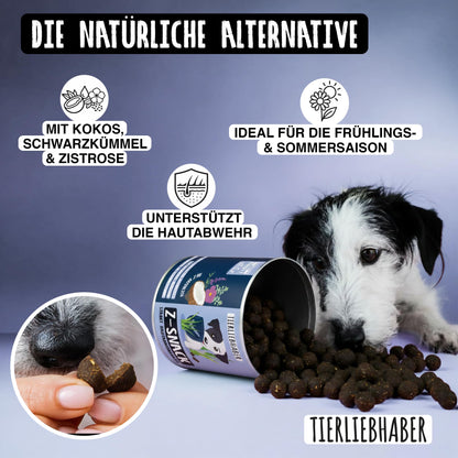 TIERLIEBHABER Z-Snack Hundesnack für Haut und Fell, 350 g
