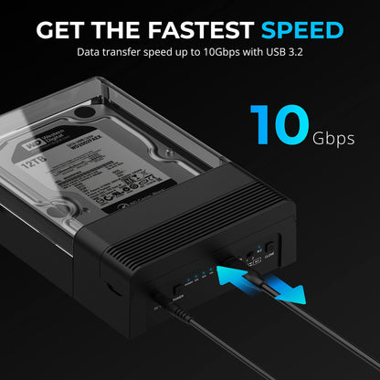 SABRENT DS-UFNC M.2 NVMe & SATA Dockingstation USB-C Klonen