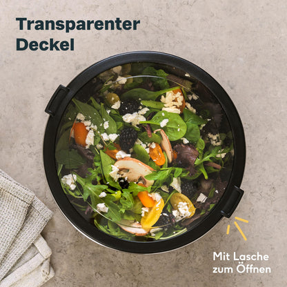 SILBERTHAL Edelstahl Rührschüsseln 5er Set mit Deckel