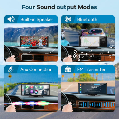 Buddy Display 10.26 Zoll Carplay Android Auto Display 4K Dashcam