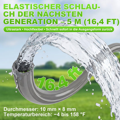 VOERJIA Akku-Hochdruckreiniger 21V 70 Bar mit 2 Akkus und 6-in-1 Düse