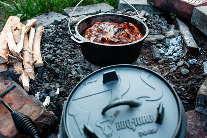 BBQ-Toro Dutch Oven Premium DO12P – Gusseisen Bräter 13.6L ohne Füsse