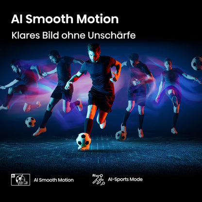 Hisense 43E7Q PRO Fernseher - 43 Zoll 4K UHD QLED Smart TV