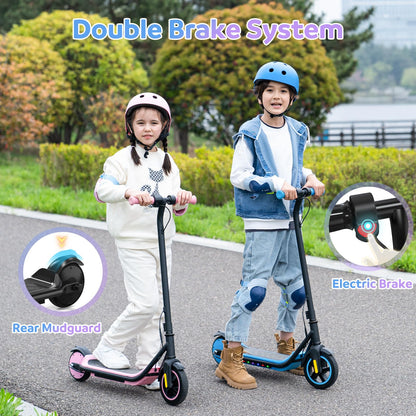 EVERCROSS Elektroroller Kinder Leicht - 7 Farben LED Lichter