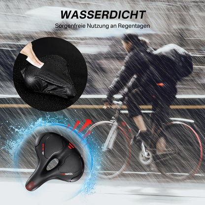 YOUNGDO Fahrradsattel Gel, ergonomischer Fahrradsitz mit Abdeckung
