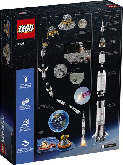 LEGO Ideas NASA Apollo Saturn V 21309 Modellbausatz 1969 Teile