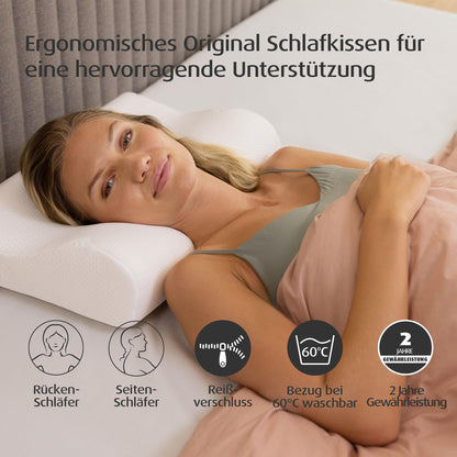 TEMPUR Original Nackenstützkissen – Memory Foam fest, L