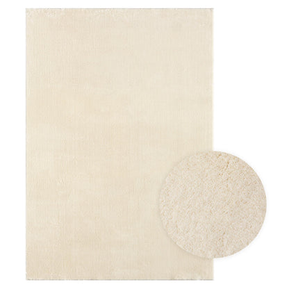 the carpet Relax Kurzflor Teppich in Felloptik, Beige, 200 x 280 cm