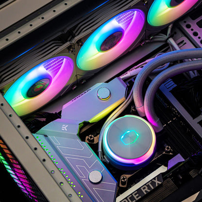 Cooler Master MasterLiquid PL360 Flux AIO CPU-Kühler - 360mm Weiss