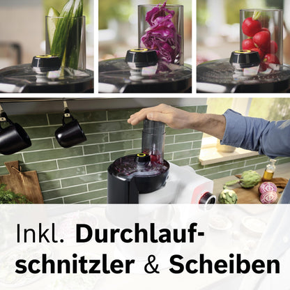 Bosch Küchenmaschine Serie 6 MUMS6EW13D – Silber/Weiss