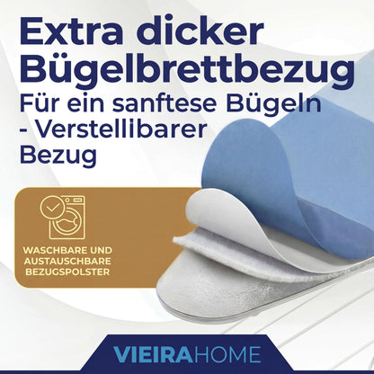 Vieira Home Bügelbrett Maxi Plus Pro, klappbar, 130 x 48 cm