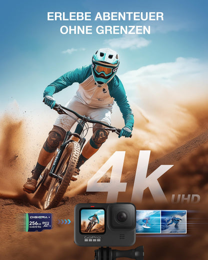 DIGIERA CT100 microSDXC Speicherkarte 256 GB UHS-I mit SD-Adapter