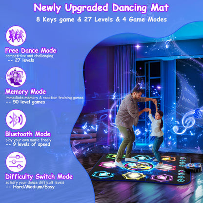 maysida Tanzmatte 2025 – Interaktive Musikmatte mit LED & Bluetooth