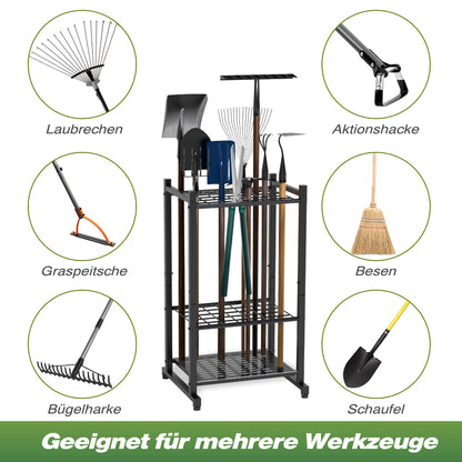Sttoraboks Gartengeräte-Organizer aus Stahl für bis zu 35 Werkzeuge