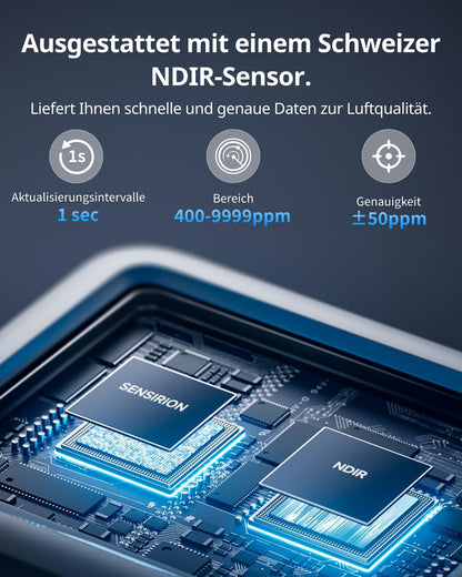 SwitchBot CO2 Messgerät – Luftqualität, Thermo-Hygrometer