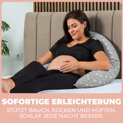 Flowen Stillkissen Schwangerschaftskissen XXL 200x70 cm