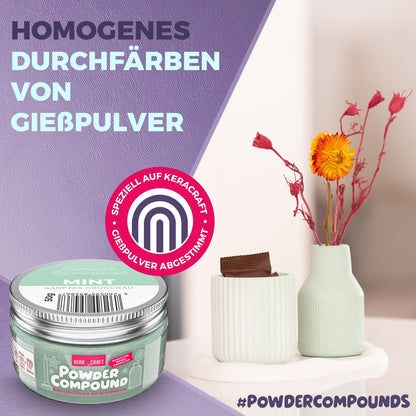 KERACRAFT Powder Compound Tester-Set No. 1, 6x50g für Giesspulver