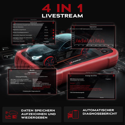 LAUNCH CRP 129 EVO+ V3 OBD2 Diagnosegerät mit 13 Servicefunktionen