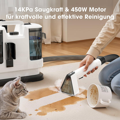 Welsauber Waschsauger Nasssauger Teppich- Polsterreinigungsgerät