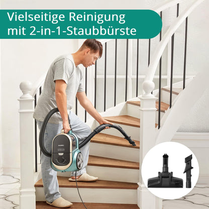 Eureka Apollo Zylinderstaubsauger Beutellos 800W - Grün