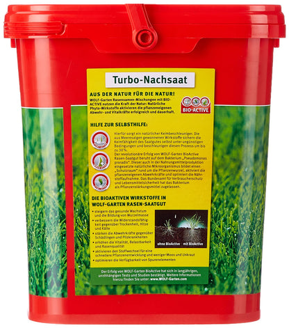 WOLF-Garten trocken Premium Turbo-Nachsaat 3826121 LR Rasen 120 m²