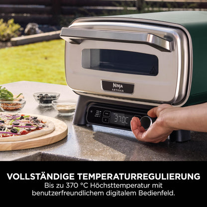 Ninja Artisan MO201AMZEU Outdoor-Pizzaofen Heissluftfritteuse - Grün