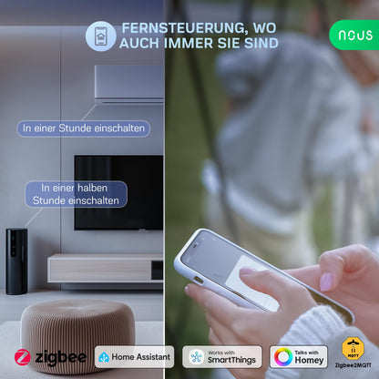 A1Z ZigBee Smart Steckdose Energieüberwachung - 4er-Pack