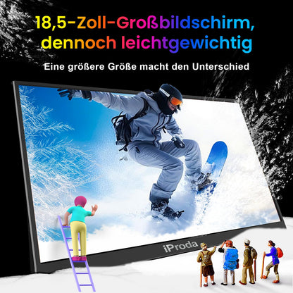 XYZ 18.5 Zoll Tragbarer 120Hz Gaming Monitor FHD