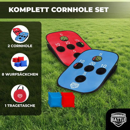 Original Cup Cornhole Battle Wurfspiel-Set, faltbar, 90×60 cm