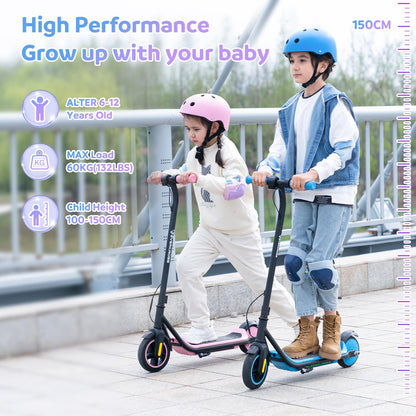 EVERCROSS Elektroroller Kinder Leicht - 7 Farben LED Lichter