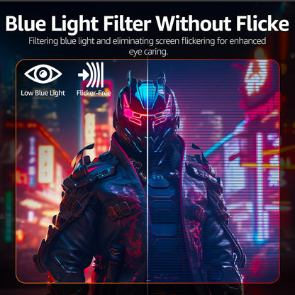 Gawfolk Curved Gaming Monitor 27 Zoll 180Hz - Full HD