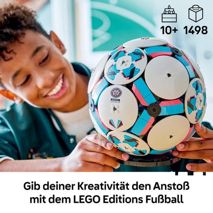 LEGO Editions Fussball 43019 Bauset mit Mini-Stadion, 1498 Teile