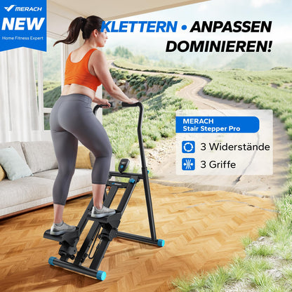 MERACH 2025 Stair Stepper Pro – Kompakter Treppensteiger Heim
