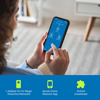 devolo Magic 2 WiFi 6 WLAN Powerline Erweiterungsadapter - Weiss