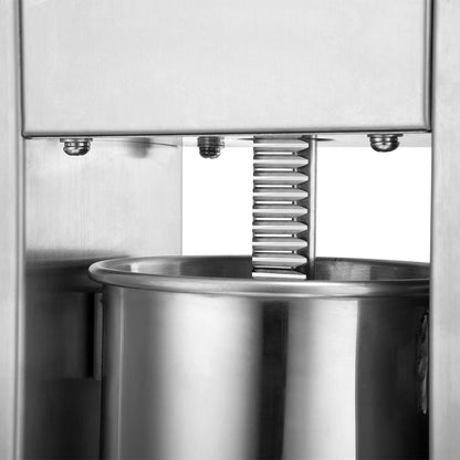 Zelsius Profi Wurstfüllmaschine Edelstahl 7 Liter - 2-Gang