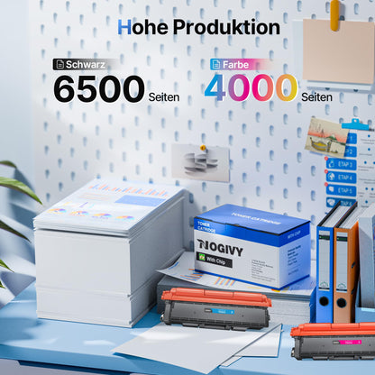 NOGIVY TN-423 Toner Set kompatibel für Brother MFC-L8690CDW, 4er-Pack