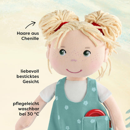 HABA Carmushka Puppe Tilli – Stoffpuppe 30 cm, ab 18 Monaten