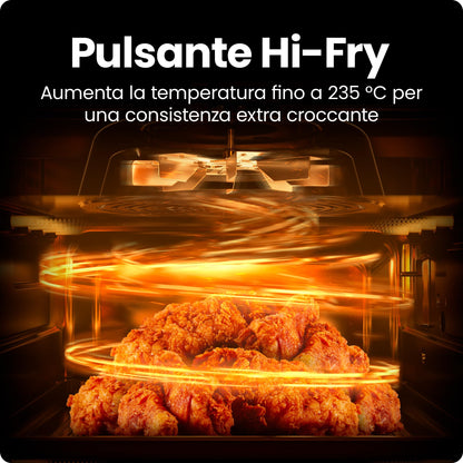 Chefman 3.8L Heissluftfritteuse Hi-Fry Digital - Schwarz