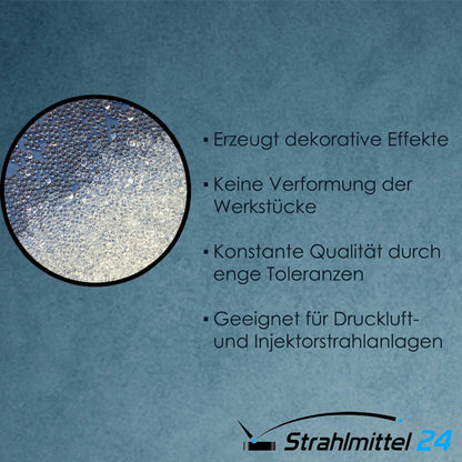 Samore Glasperlen Strahlmittel 25 kg, Körnung 100–200 µm