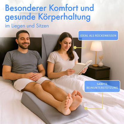 Velara Keilkissen Bett 60 cm breit – Reflux Matratzenkeil